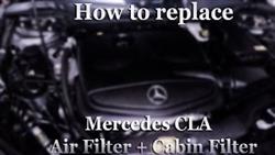 Cabin Filter Replacement Mercedes Cla 200
