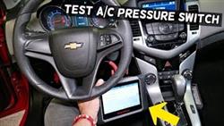 Chevrolet Cruze where is the freon pressure sensor