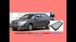 Chevrolet epica cabin air filter replacement