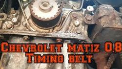 Chevrolet Spark 0.8 timing belt replacement