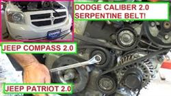 Dodge caliber alternator belt replacement 2.0