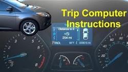 Ford Fusion Trip Computer How To Use
