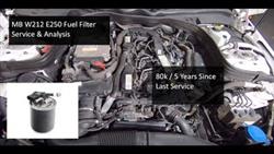 Fuel Filter Replacement Mercedes W212 1.8 Petrol
