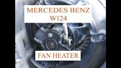 Heater replacement on 124 mercedes