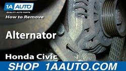 Honda civic d17 2001 remove alternator