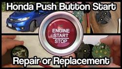 Honda fit gp5 engine start button removal