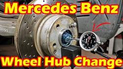 How To Change A Hug Bearing For Mercedes W220
