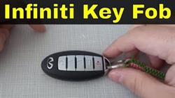 How To Change Battery In Infiniti FX35 Key
