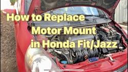 How To Check Engine Mounts Honda Fit
