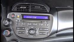 How To Enter Code On Honda Fit Radio
