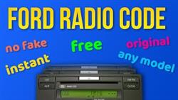 How To Enter Code On Radio Ford Fusion
