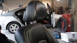 How To Lower Front Headrest Mercedes W211
