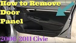 How to remove door trim honda civic 4d