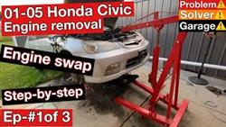 How To Remove Engine Honda Civic 4D
