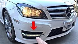 How To Remove Fog Lights On Mercedes 180
