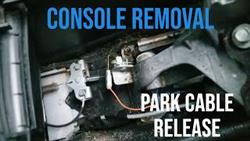 How To Remove Handbrake Cable Honda Civic 4D
