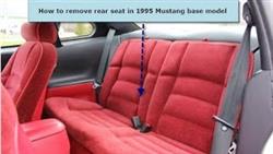How To Remove Seat From Ford Mustang Convertible
