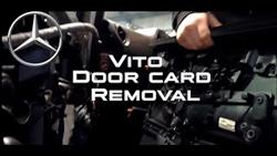 How To Remove Sliding Door Card Mercedes Vito
