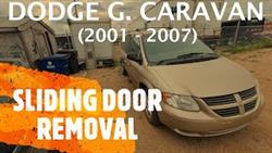 How to remove sliding door Dodge Caravan 4