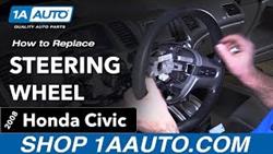 How To Remove Steering Wheel Honda Civic 6
