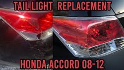 How To Remove Tail Light Honda Accord 8
