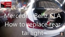 How To Remove Tail Light Mercedes Cla
