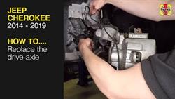 How To Remove The Cv Joint On A Jeep Cherokee 2014
