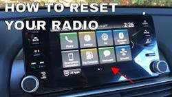 How To Reset Honda Illusion Radio
