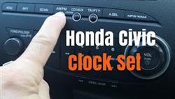 How To Set Time On Honda Civic 5D
