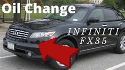 Infiniti FX35 oil change