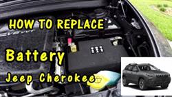 Jeep cherokee kl battery replacement