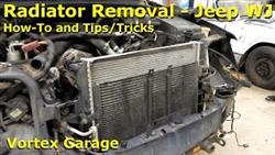 Jeep Grand Cherokee How To Remove The Radiator
