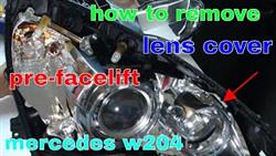 Mercedes 204 2010 lens replacement