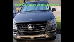 Mercedes Ml 166 Low Beam Bulb Replacement

