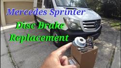 Mercedes sprinter 906 front brake pad replacement