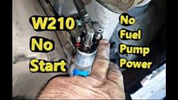 Mercedes W210 111 Motor Where Fuel Pump Relay
