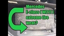 Mercedes W211 How To Adjust Rear Wheel Toe
