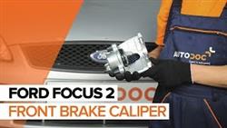 Remove front caliper Ford Focus 2