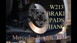 Replacement Brake Pads Mercedes W213 Restyling
