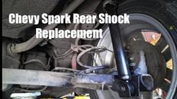 Replacement of rear shock absorbers on a Chevrolet Spark