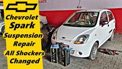 Replacement of silent blocks of the front suspension of the Chevrolet Spark