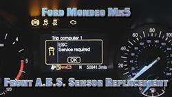 Replacement of the ABS sensor Ford Mondeo 5 rear