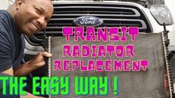 Replacement of the Ford Transit 2018 stove radiator