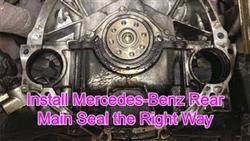Replacement Of The Oil Seal Of The Gearbox Rear Mercedes W210
