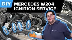 Replacing spark plugs Mercedes 204 2.0 compressor