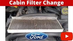 Replacing the cabin filter Ford Transit 2000 2006