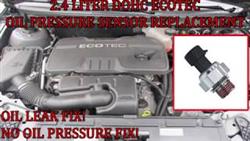 Replacing the Chevrolet Captiva oil pressure sensor 3.2