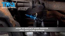 Speed Sensor Replacement Ford Maverick 3.0
