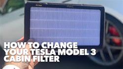 Tesla Model 3 Filter Replacement
