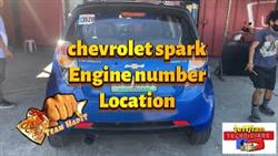Where Is The Chevrolet Spark 1.0 Engine Number?
